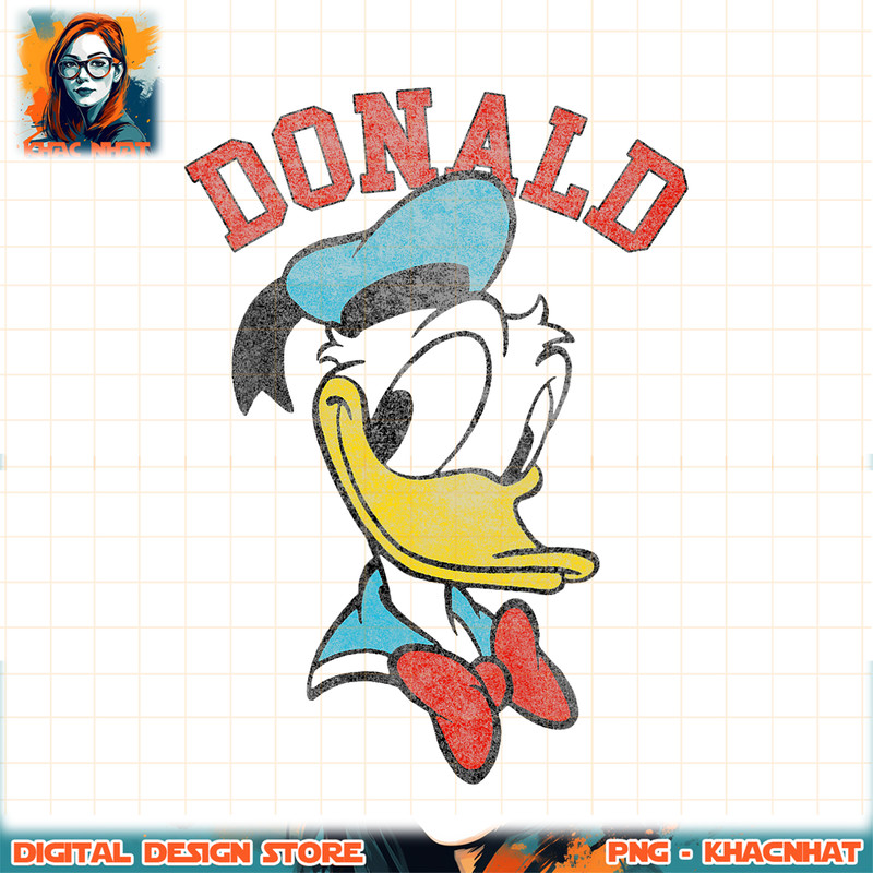 Disney Mickey And Friends Donald Duck Happy Big Face PNG Download copy.jpg