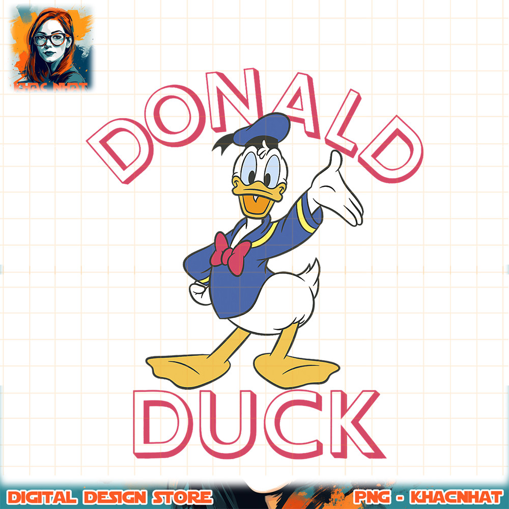Disney Mickey And Friends Donald Duck Hello Portrait PNG Download copy.jpg