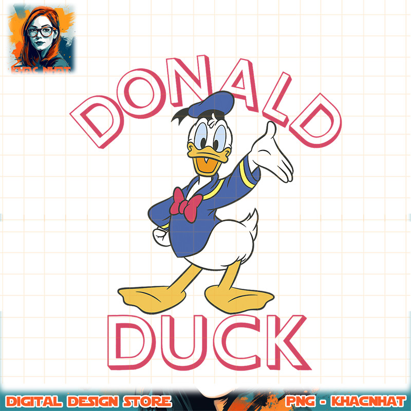 Disney Mickey And Friends Donald Duck Hello Portrait PNG Download copy.jpg
