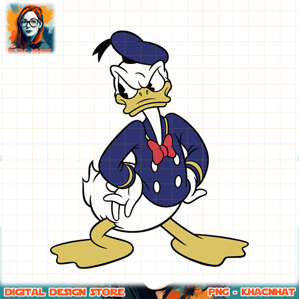 Disney Mickey And Friends Donald Duck Vintage Portrait PNG Download copy.jpg