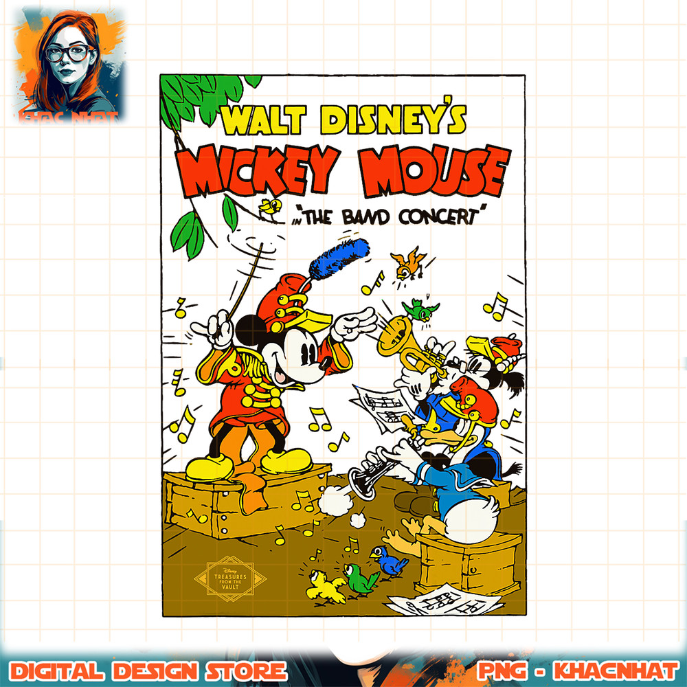 Disney Mickey Mouse The Band Concert Donald Duck Vintage PNG Download copy.jpg