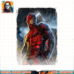 marvel daredevil man without fear epic pose graphic png download copy