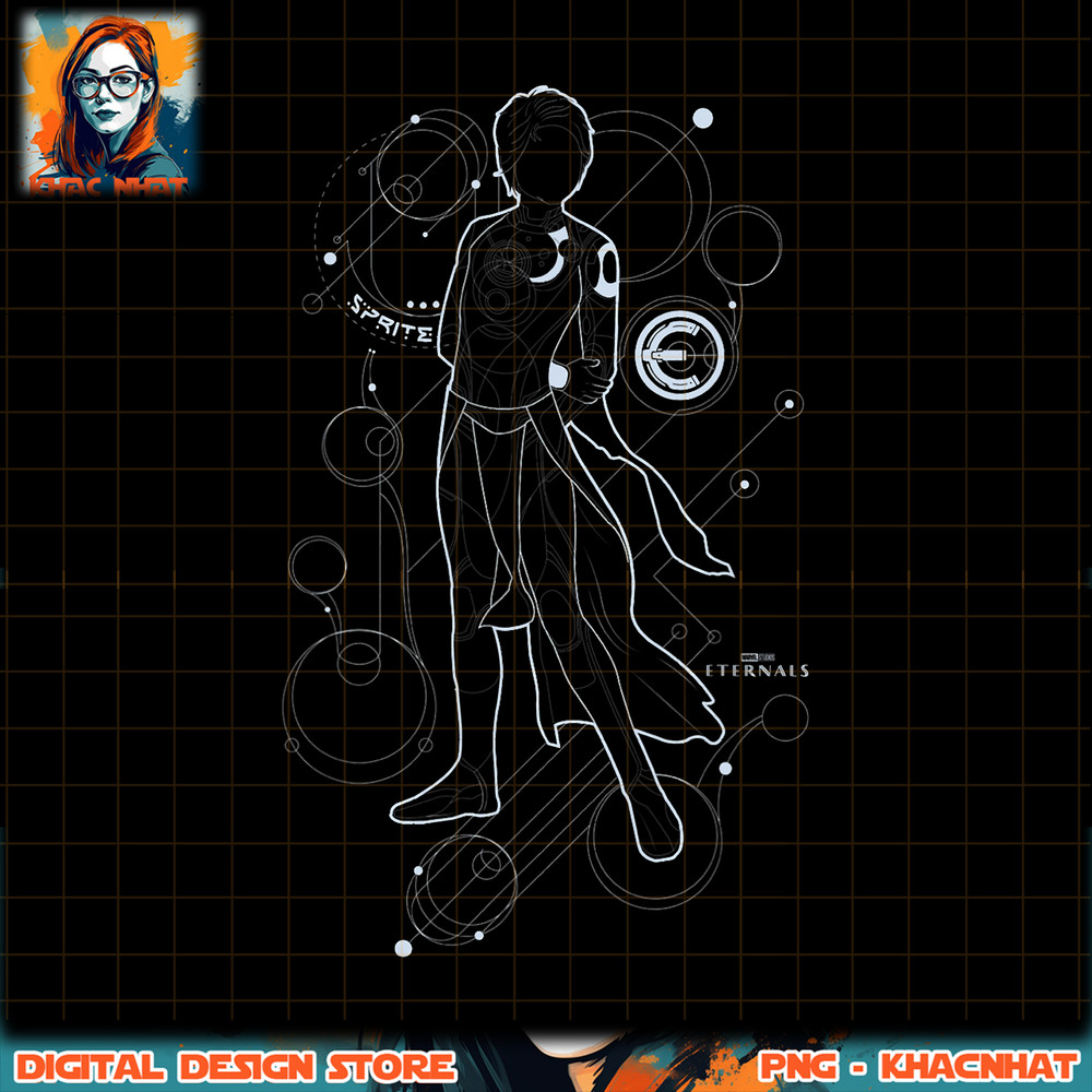 Marvel Eternals Sprite Line Art Silhouette png, digital download, instant .jpg