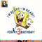 Nickelodeon SpongeBob SquarePants Ready For My 3rd Birthday png, digital download, instant .jpg