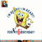 Nickelodeon SpongeBob SquarePants Ready For My 6th Birthday png, digital download, instant .jpg