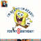 Nickelodeon SpongeBob SquarePants Ready For My 8th Birthday png, digital download, instant .jpg