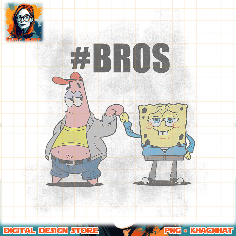 SpongeBob And Patrick BROS png, digital download, instant .jpg