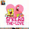 Spongebob And Patrick Spread The Love png, digital download, instant .jpg