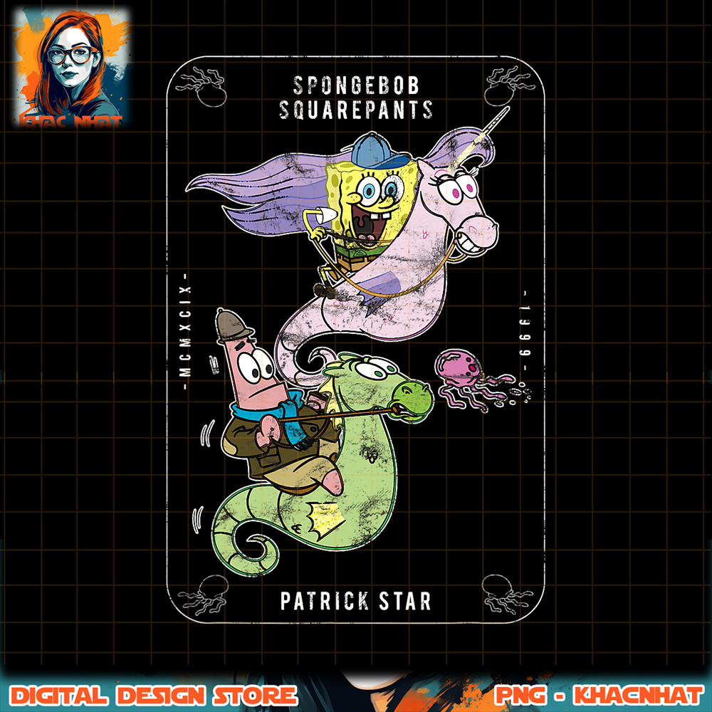 SpongeBob SquarePants _ Patrick Tarot Bob Card png, digital download, instant .jpg