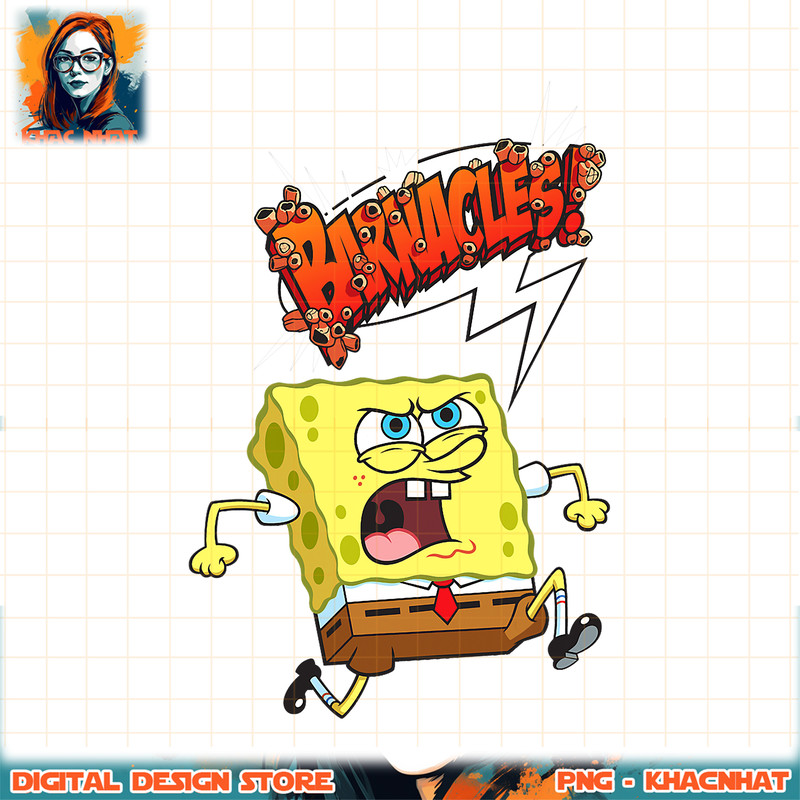 Spongebob SquarePants Barnacles Explanation png, digital download, instant .jpg