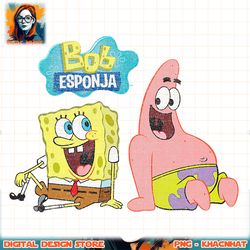 spongebob squarepants bob esponja patrick vintage pals png, digital download, instant