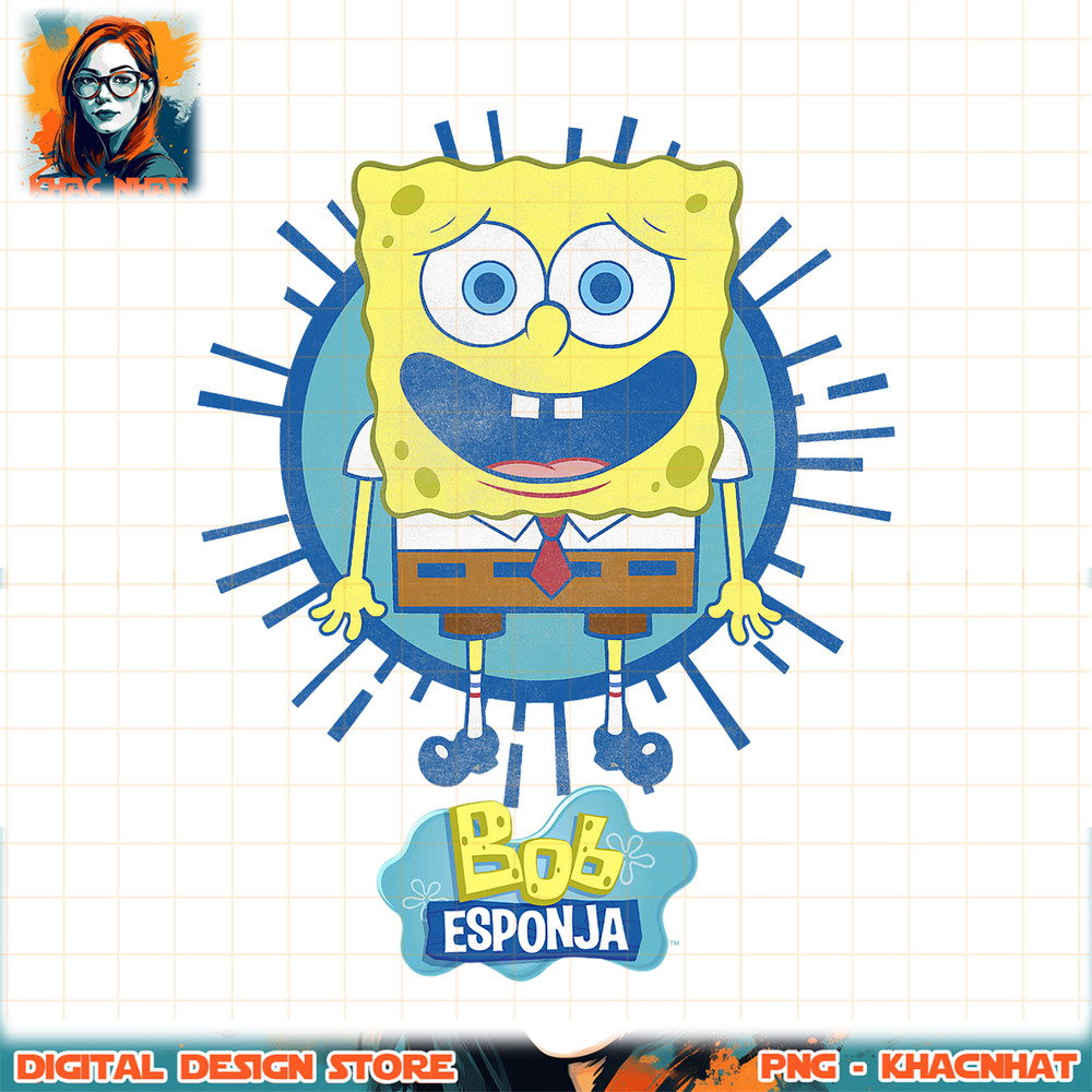 SpongeBob SquarePants Bob Rays Spanish png, digital download, instant .jpg