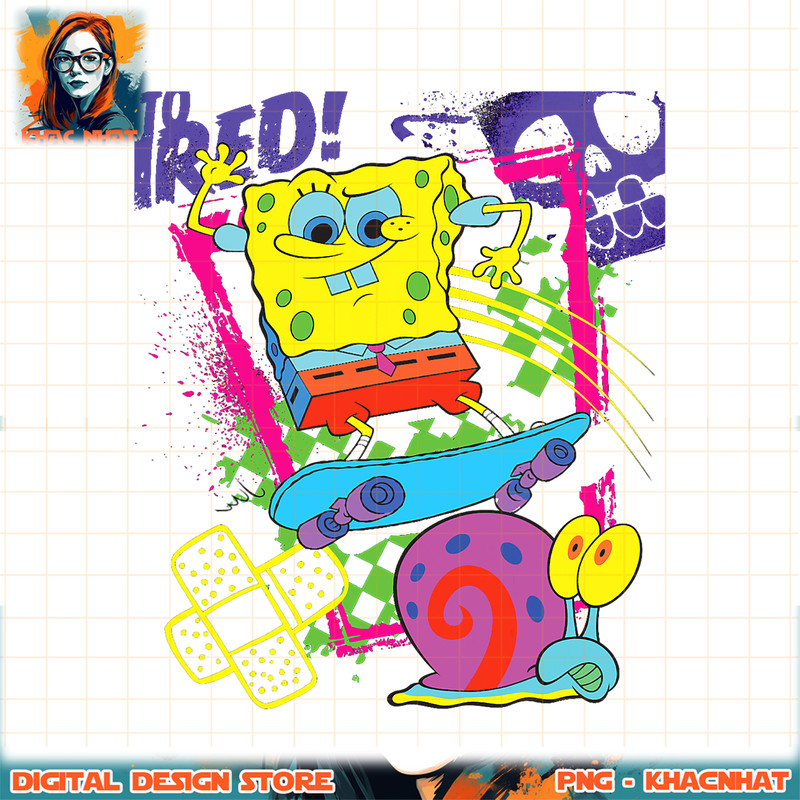 Spongebob Squarepants Born To Shred! png, digital download, instant .jpg