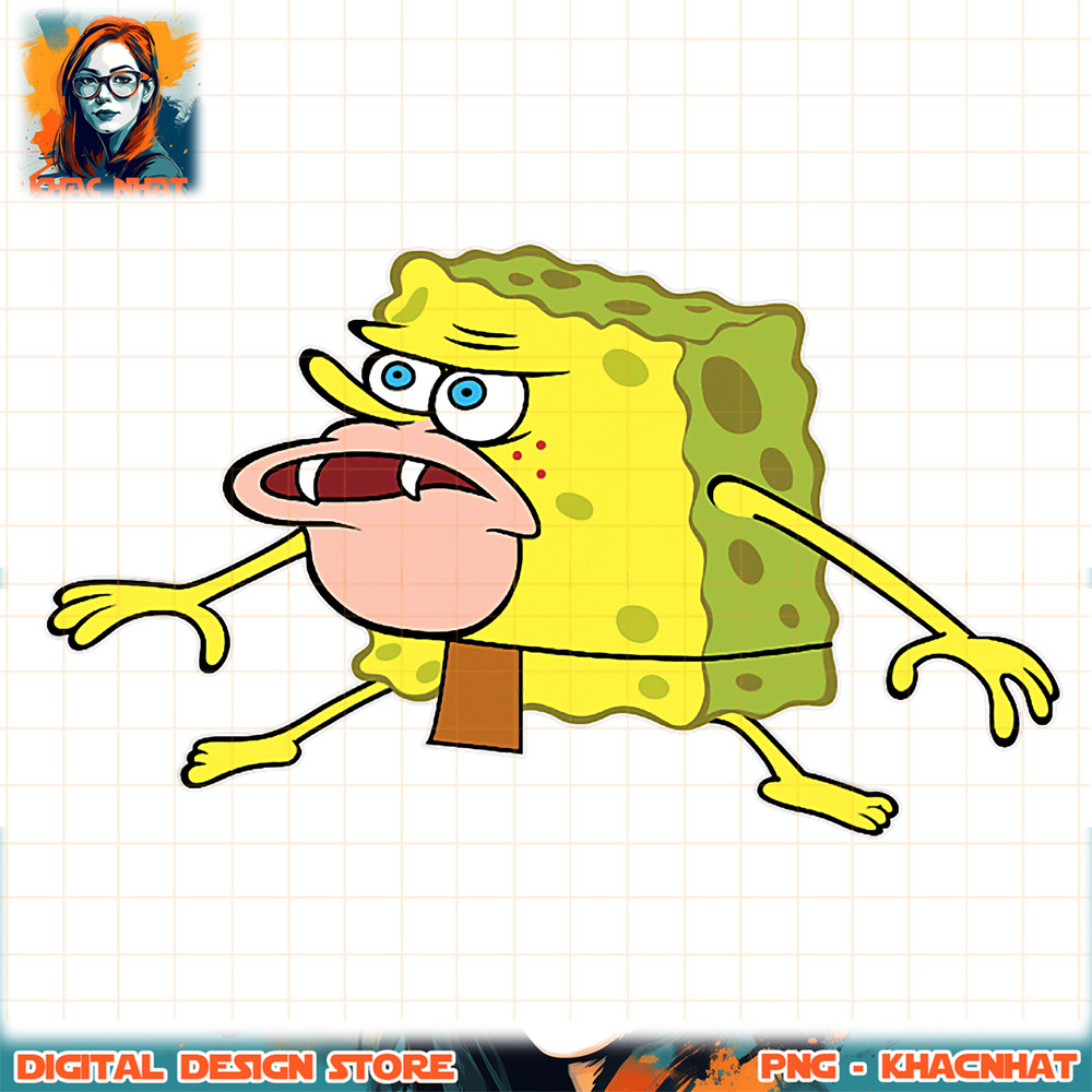 Spongebob Squarepants Caveman Meme T- Shirts .jpg