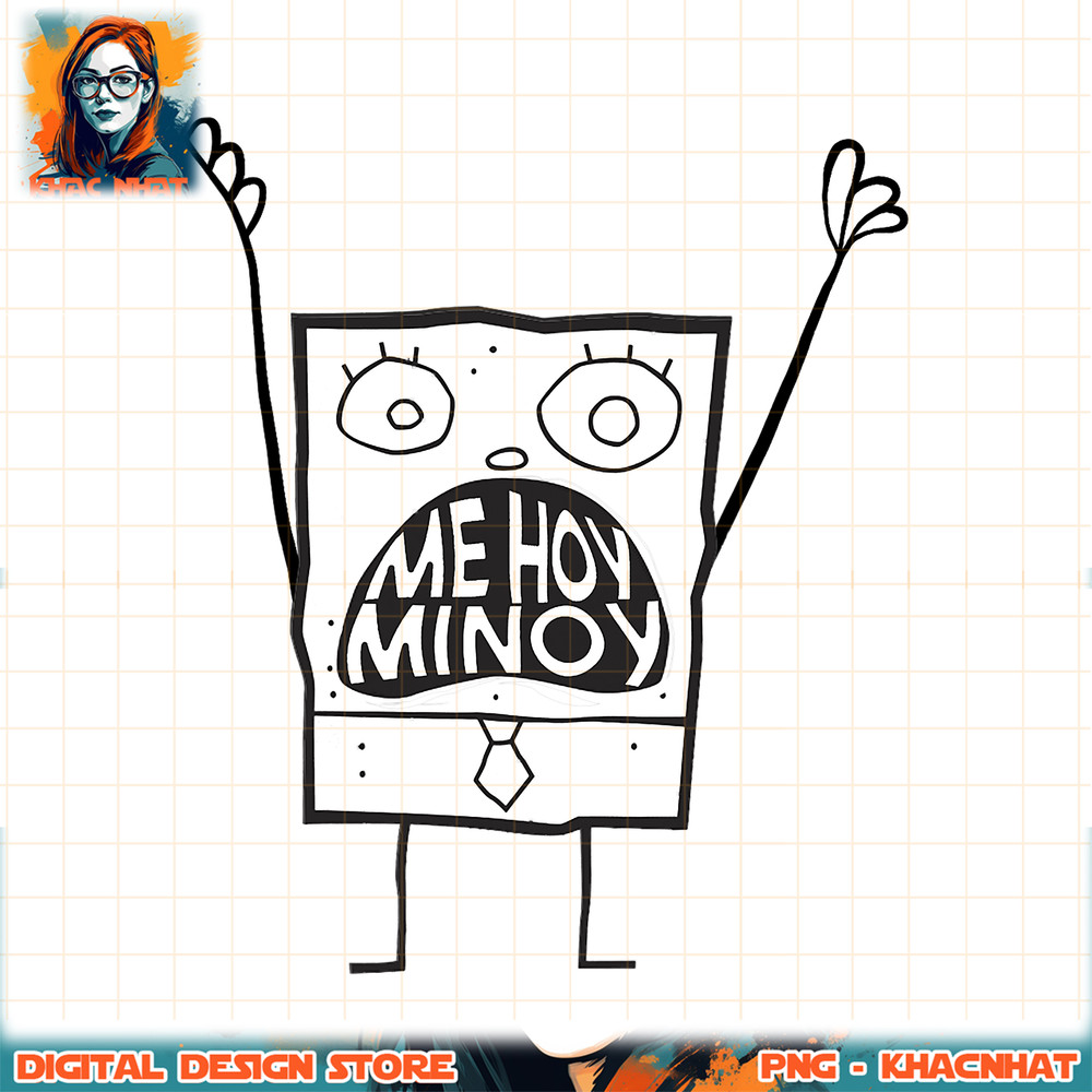 Spongebob Squarepants Doodlebob Me Hoy Minoy Mouth png, digital download, instant .jpg