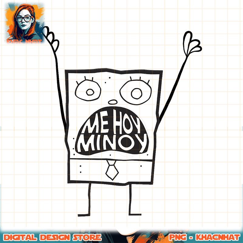 Spongebob Squarepants Doodlebob Me Hoy Minoy Mouth png, digital download, instant .jpg