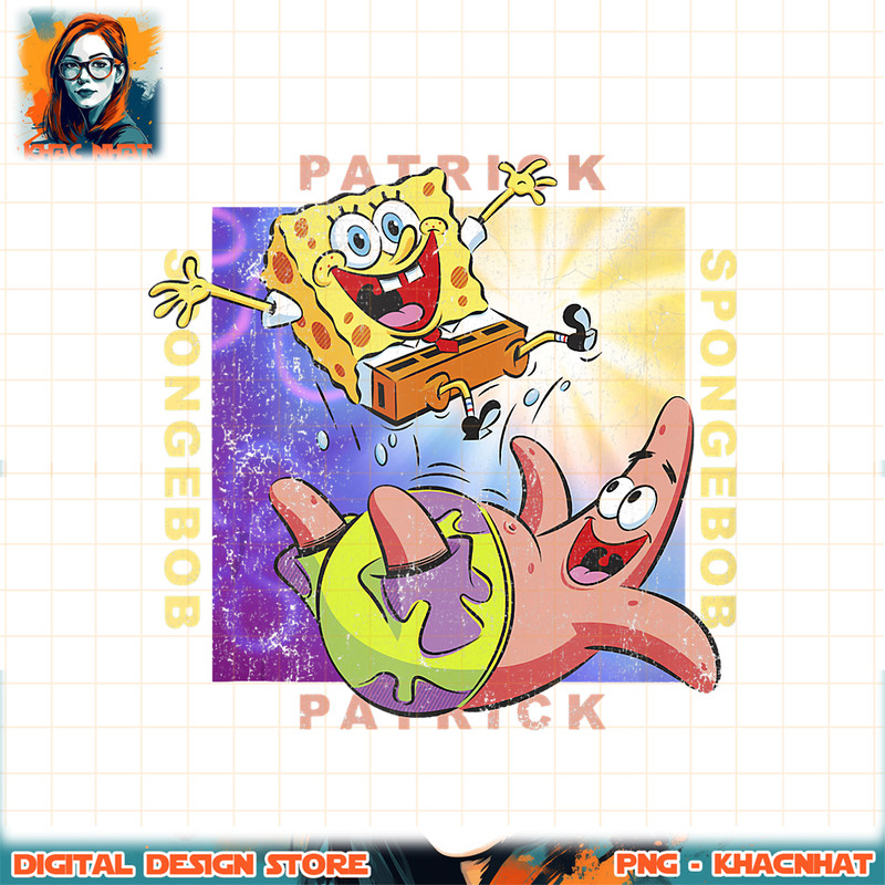SpongeBob SquarePants Patrick And SpongeBob Box Up Tank Top .jpg