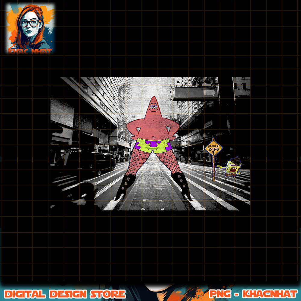 Spongebob Squarepants Patrick Fishnets Stance Poster png, digital download, instant .jpg