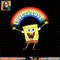 SpongeBob SquarePants Pride Love Is Love Rainbow png, digital download, instant .jpg