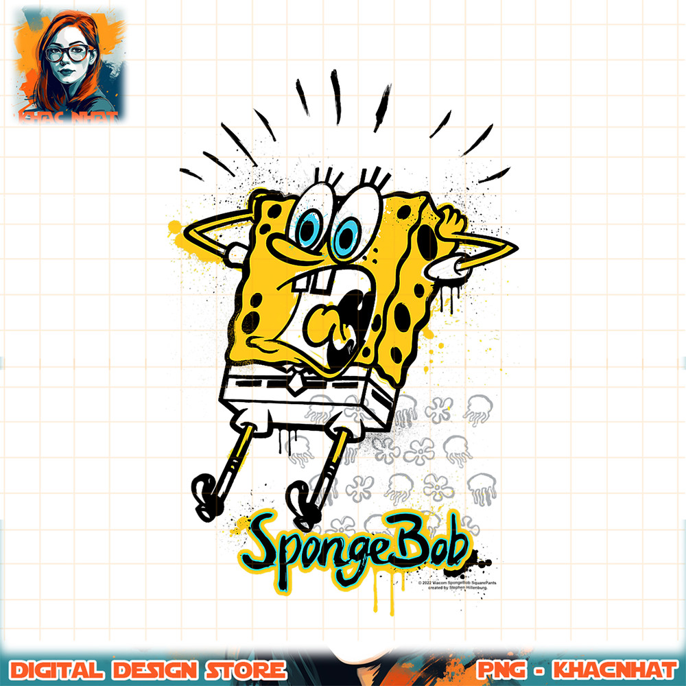 SpongeBob SquarePants Shocking! png, digital download, instant .jpg