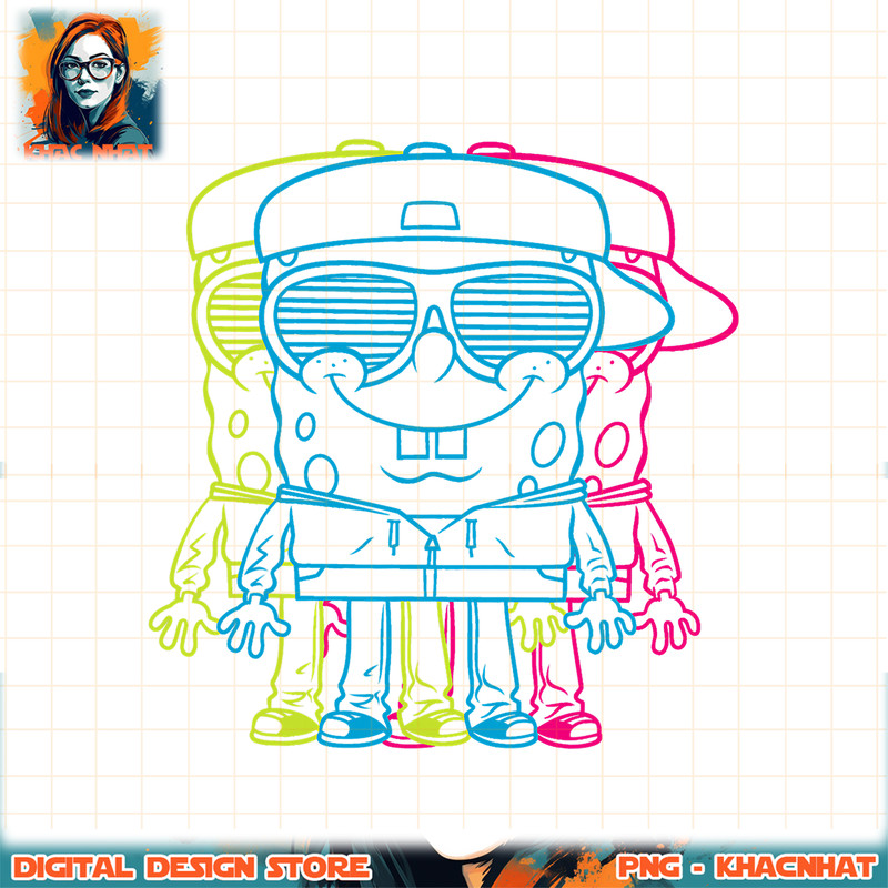 SpongeBob SquarePants SpongeBob Character 3D png, digital download, instant .jpg