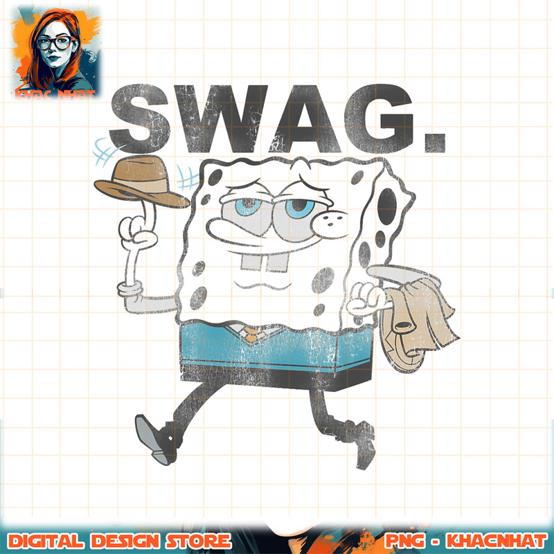Spongebob Squarepants SWAG. png, digital download, instant .jpg