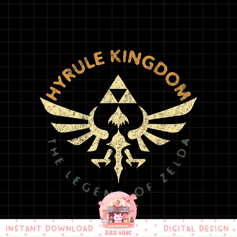 Nintendo Legend Of Zelda Hyrule Kingdom Tri Force Poster png, digital download, instant .jpg
