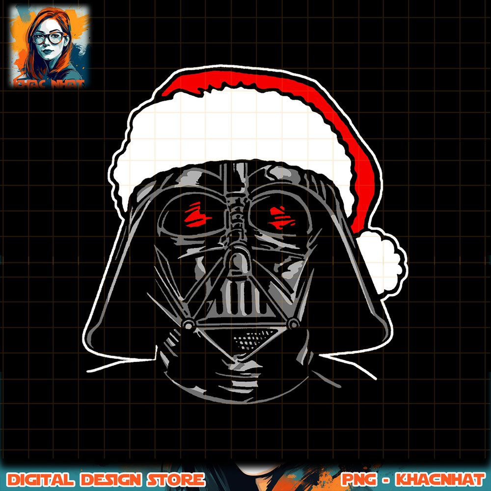 Star Wars Santa Darth Vader Sketch Christmas Graphic png, digital download, instant png, digital download, instant .jpg
