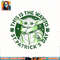 Star Wars St. Patrick_s Day Grogu This Is The Way Circle png, digital download, instant .jpg