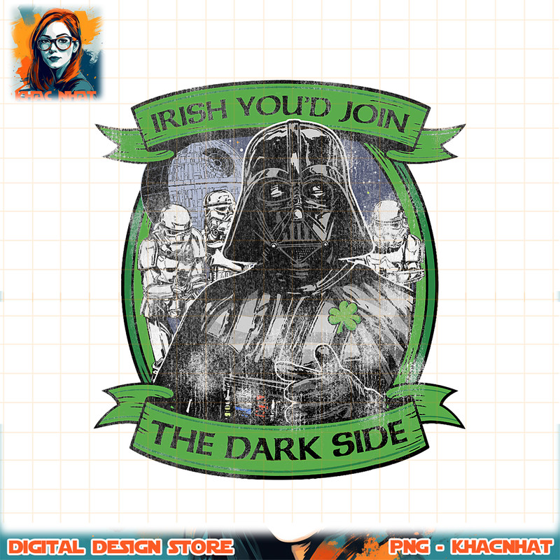 Star Wars St. Patrick_s Day Irish You_d Join The Dark Side png, digital download, instant .jpg