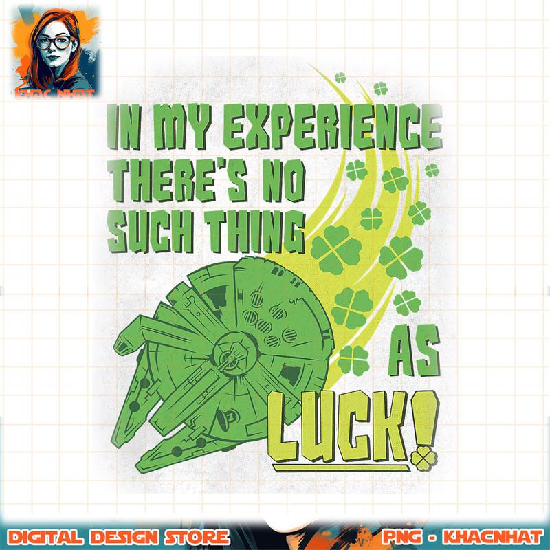 Star Wars St. Patrick_s Day No Such Thing as Luck png, digital download, instant .jpg