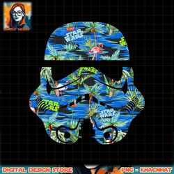 star wars stormtrooper hawaiian print helmet png, digital download, instant c1 png, digital download, instant