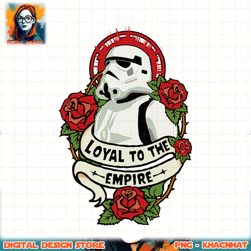 Star Wars Stormtrooper Loyal to the Empire Tattoo png, digital download, instant .jpg