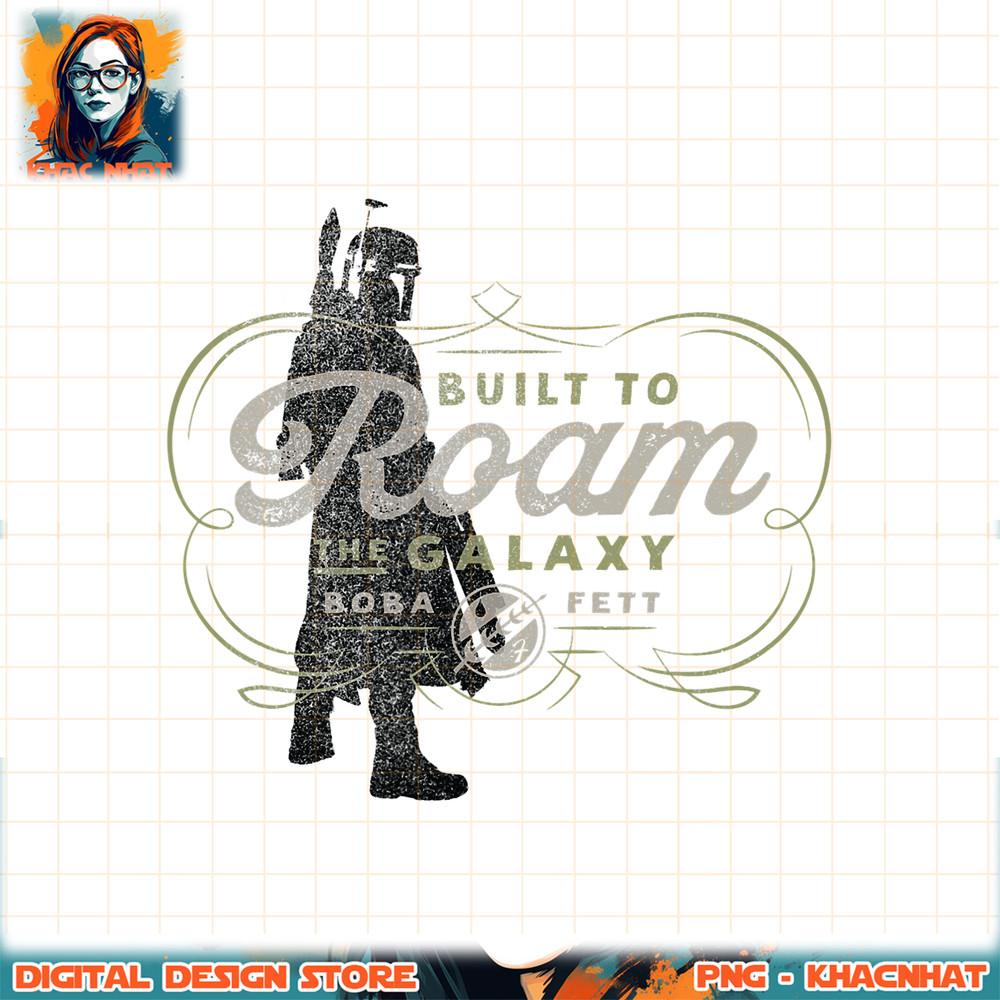 Star Wars The Book of Boba Fett Built to Roam the Galaxy png, digital download, instant .jpg