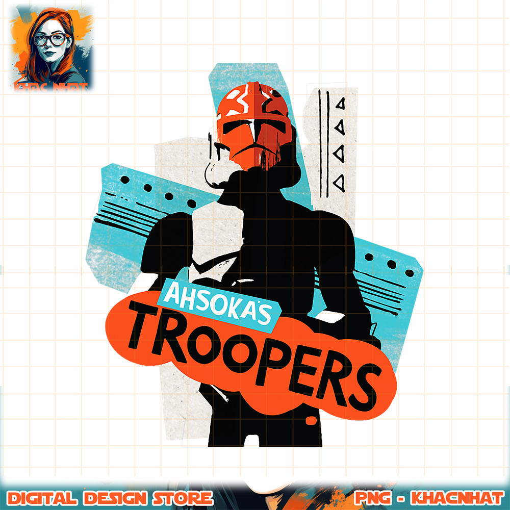 Star Wars The Clone Wars Ahsoka Tano Clone Trooper png, digital download, instant .jpg