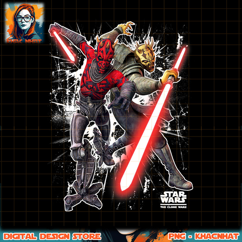 Star Wars The Clone Wars Darth Maul _ Savage Opress png, digital download, instant .jpg