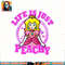 Super Mario Peach Life Is Just Peachy Hearts Logo png, digital download, instant .jpg