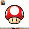 Super Mario Red Mushroom Big Face png, digital download, instant .jpg