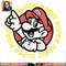 Super Mario Retro Circle Red Yellow Logo Graphic png, digital download, instant png, digital download, instant .jpg