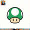 Super Mario St. Patty_s Lucky Charm Mushroom Graphic png, digital download, instant png, digital download, instant .jpg