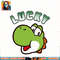 Super Mario St. Patty_s Lucky Yoshi Head Shot Graphic Tee png, digital download, instant .jpg