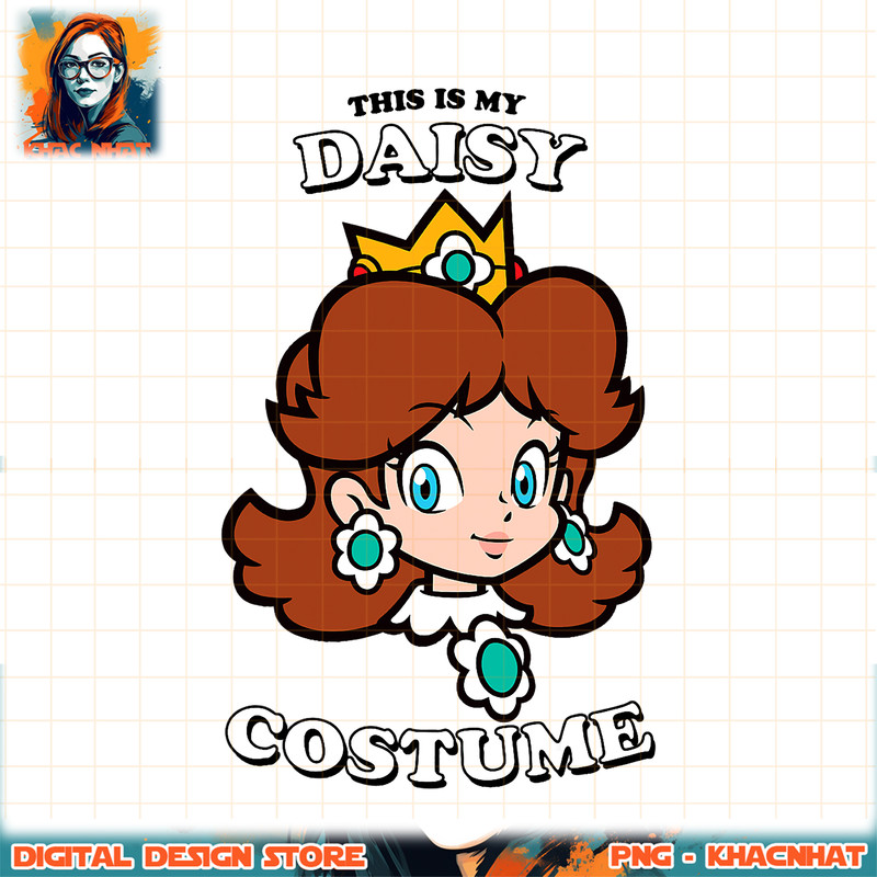 Super Mario This Is My Daisy Costume png, digital download, instant .jpg