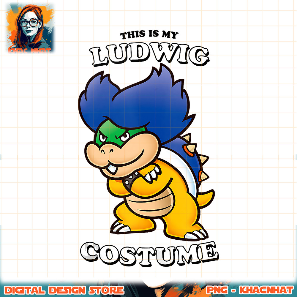 Super Mario This Is My Ludwig Costume Tank Top .jpg