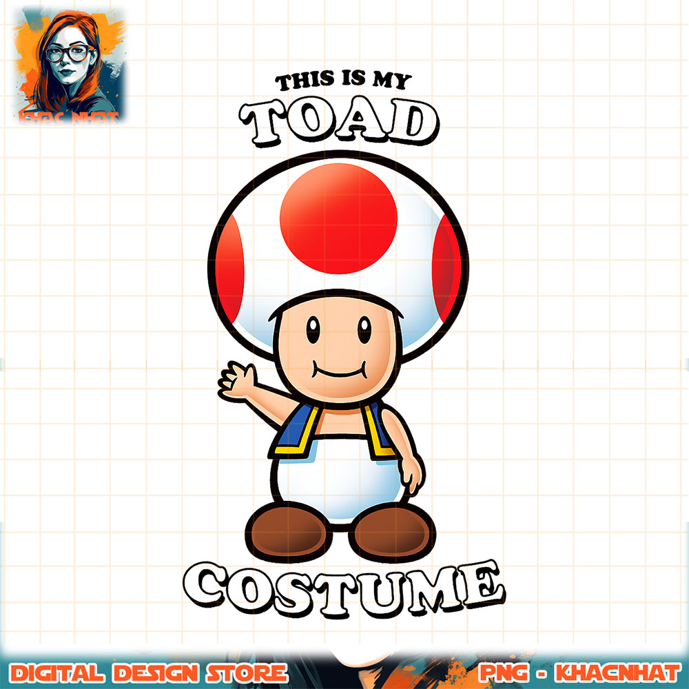 Super Mario This Is My Toad Costume png, digital download, instant .jpg