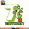 Super Mario Yoshi 7th Birthday Action Portrait png, digital download, instant .jpg