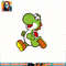 Super Mario Yoshi Good Luck Charm Action Pose png, digital download, instant .jpg