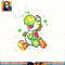 Super Mario Yoshi Watercolor Splatter Portrait png, digital download, instant .jpg