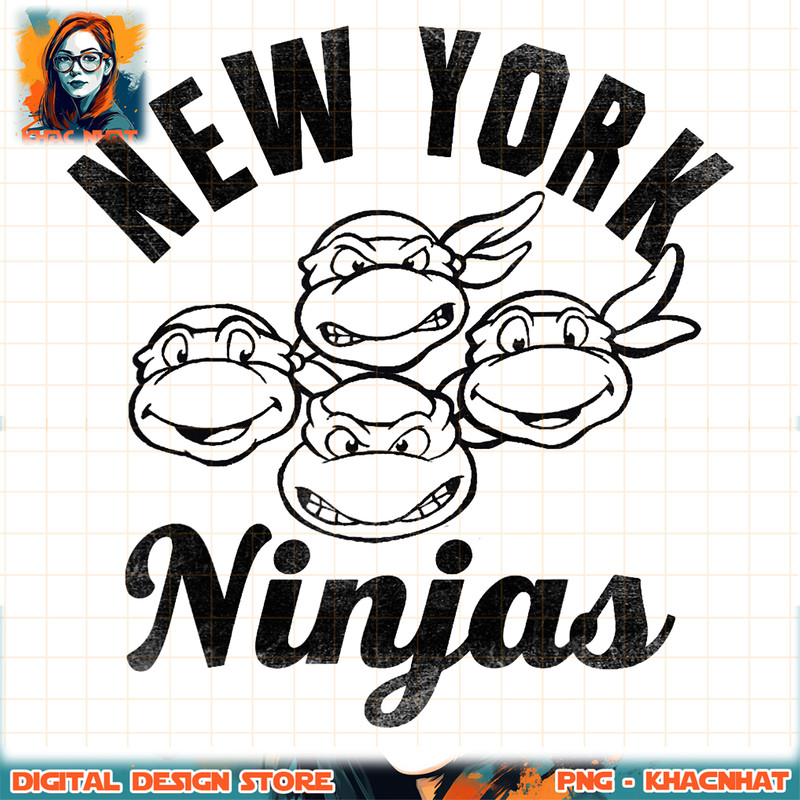Teenage Mutant Ninja NY Ninjas Hollow Group Tee-Shirt .jpg