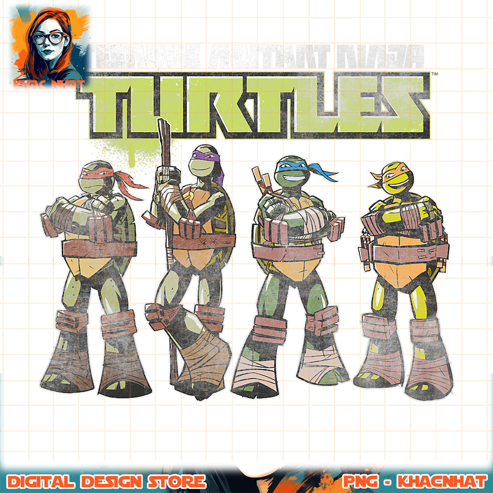 Teenage Mutant Ninja Turtles Arms Folded png, digital download, instant .jpg