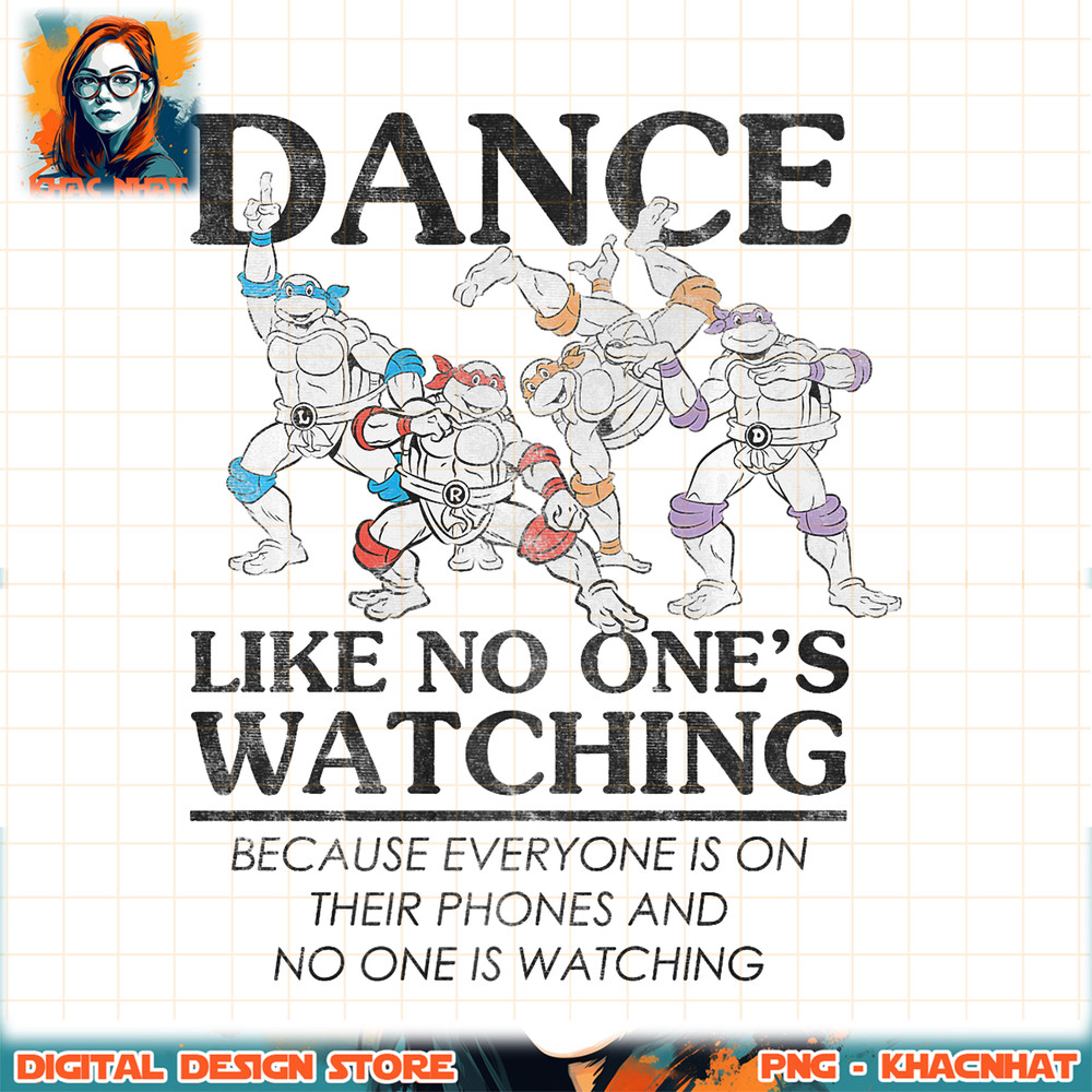 Teenage Mutant Ninja Turtles Dance Group Premium png, digital download, instant .jpg
